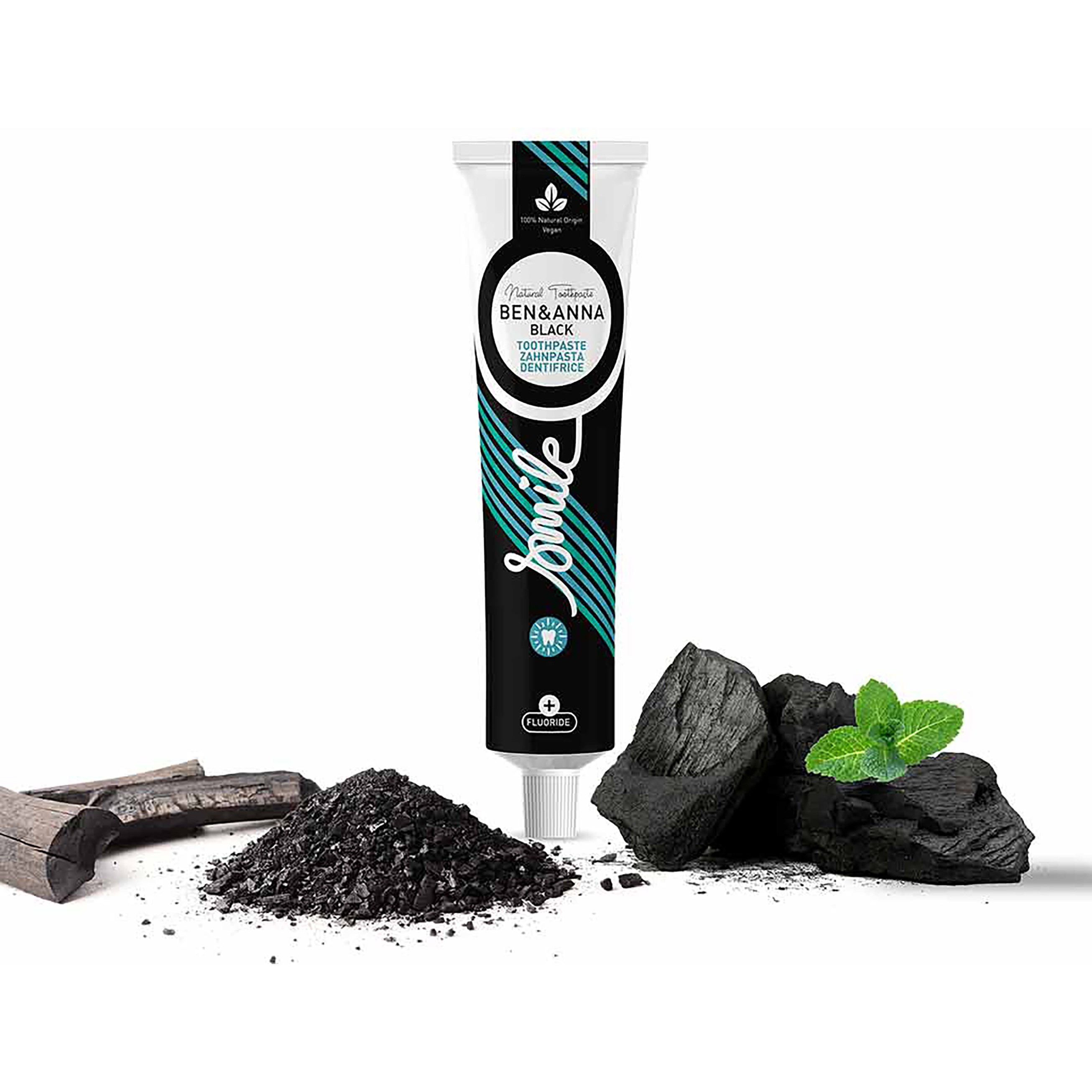 Ben & Anna Dental Care Toothpaste Black 75 ml (obrázok 3)