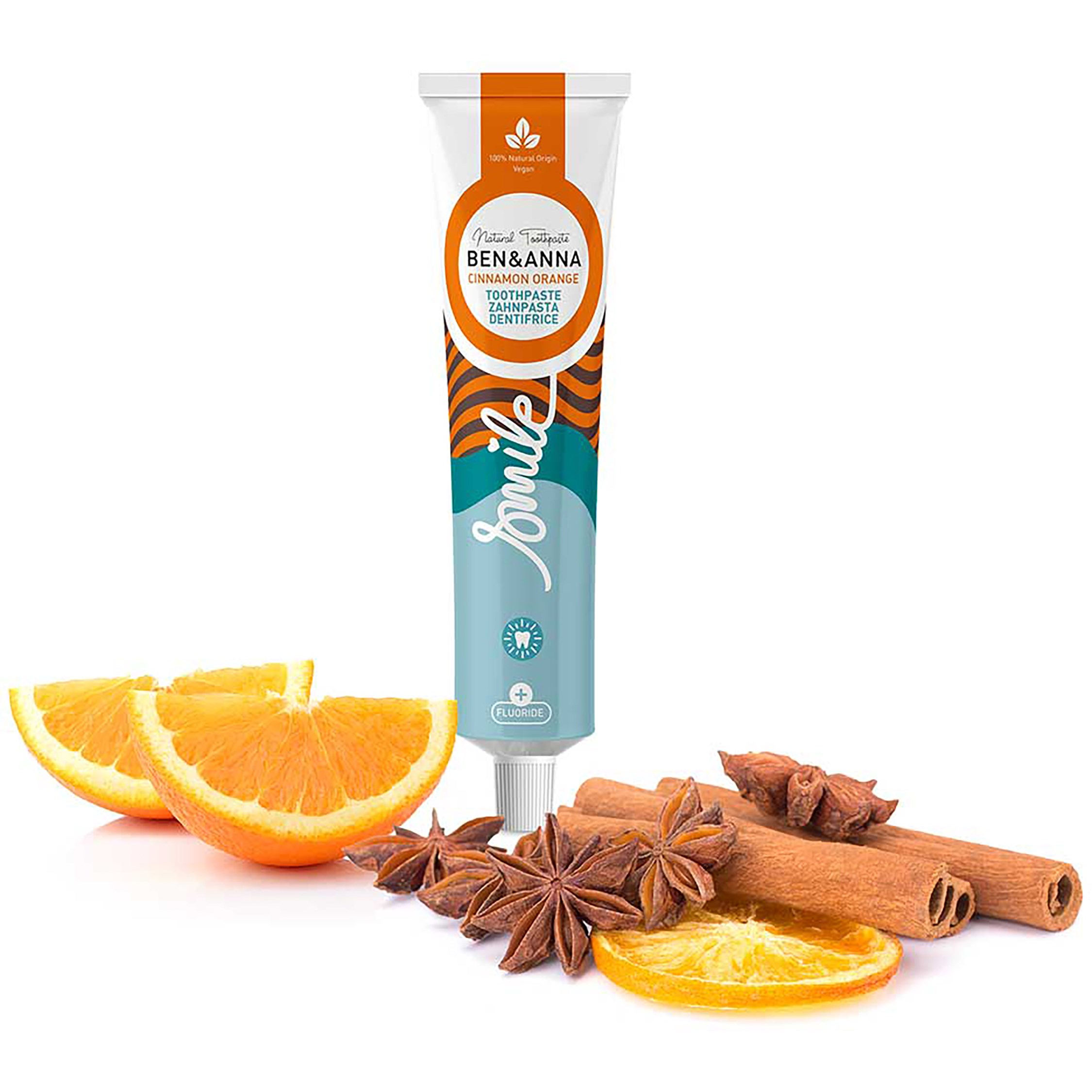 Ben & Anna Dental Care Toothpaste Cinnamon Orange 75 ml (obrázok 3)