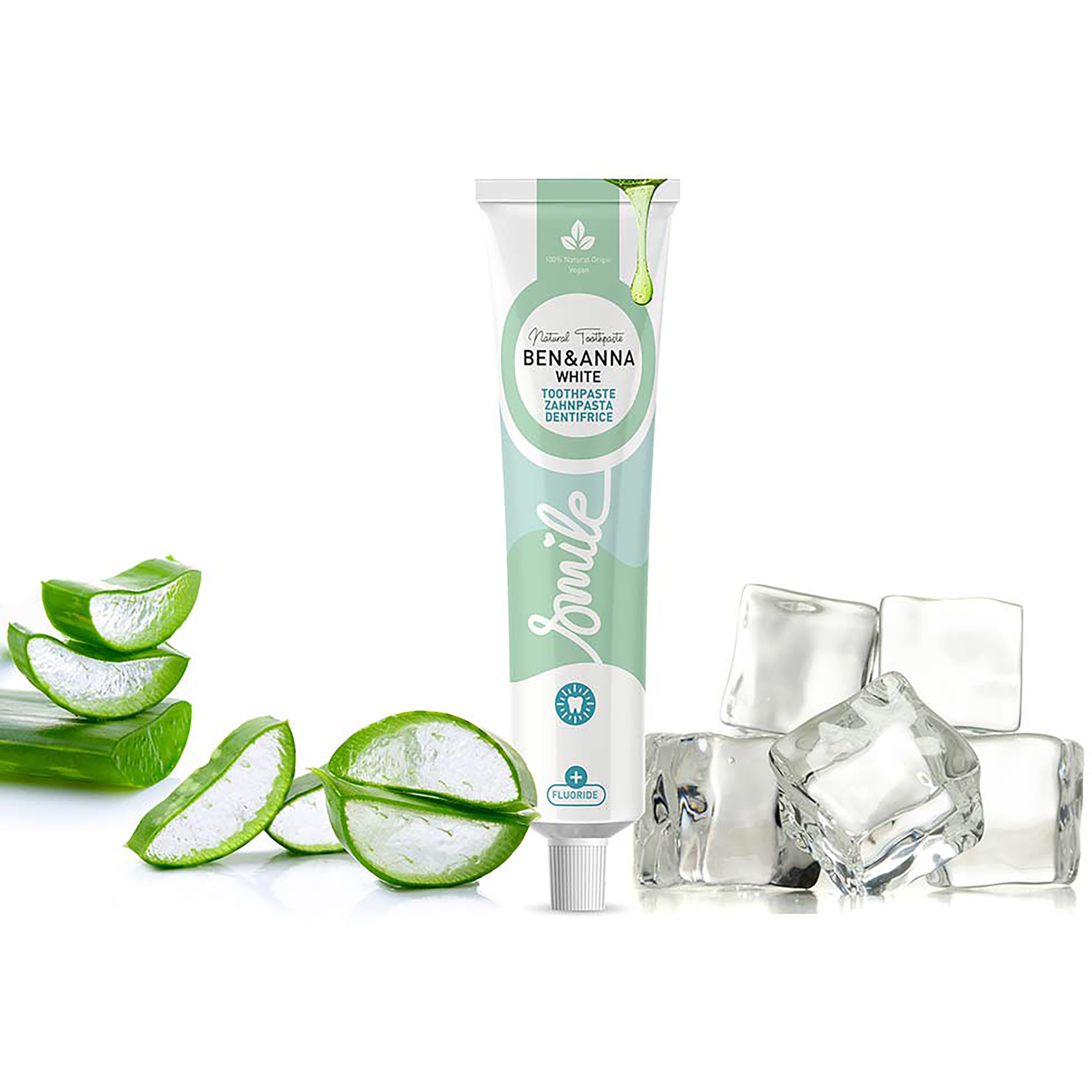 Ben & Anna Dental Care Toothpaste White 75 ml (obrázok 3)