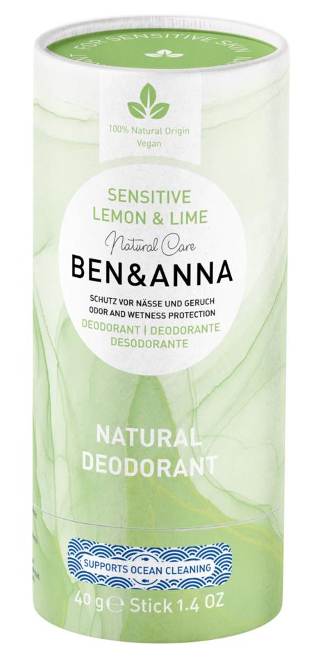 Ben & Anna Deodorant Sensitive Lemon & Lime 60g