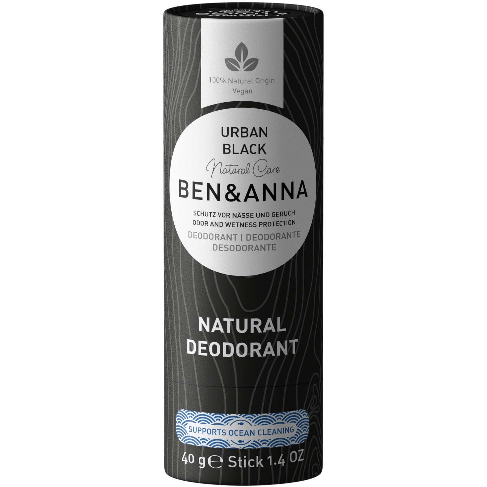 Ben & Anna Deodorant Urban Black 40 g billede