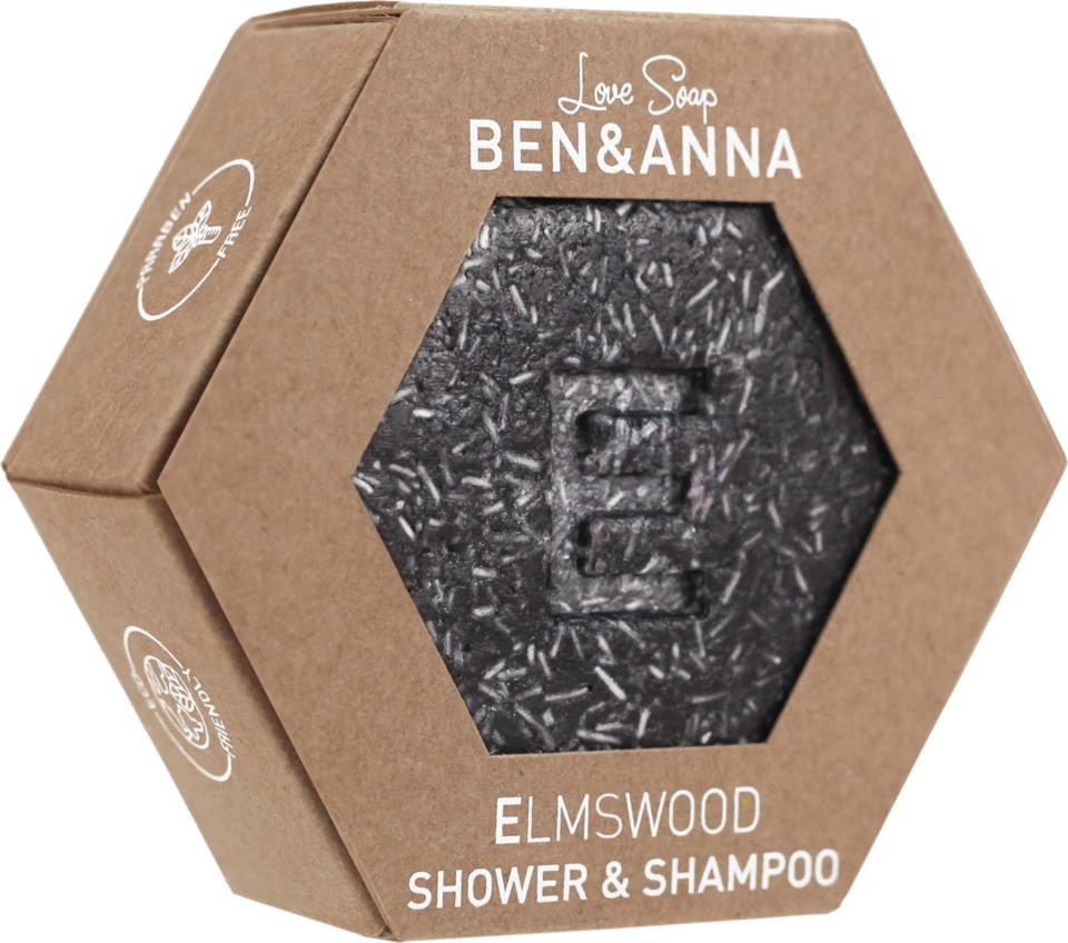 Ben & Anna Elm Wood Shower & Shampoo 60g