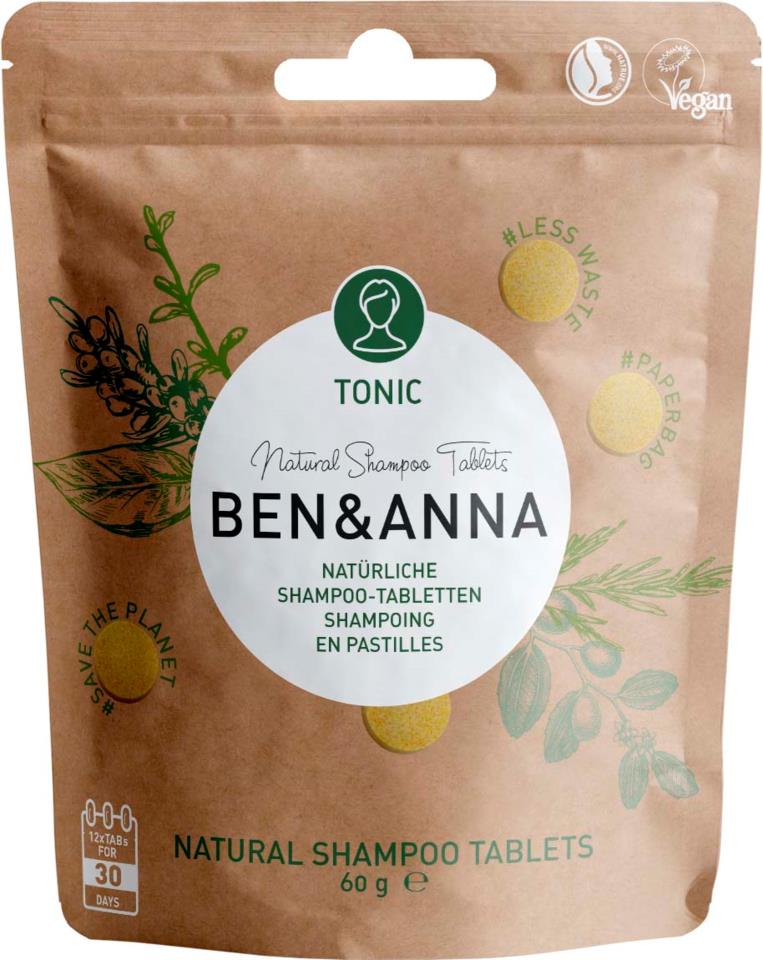 Ben & Anna Shampoo tablets Tonic 60g