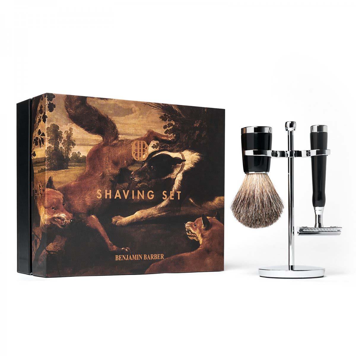 Benjamin Barber Classic 3-delars Rakset Ebony Safety Razor | lyko.com
