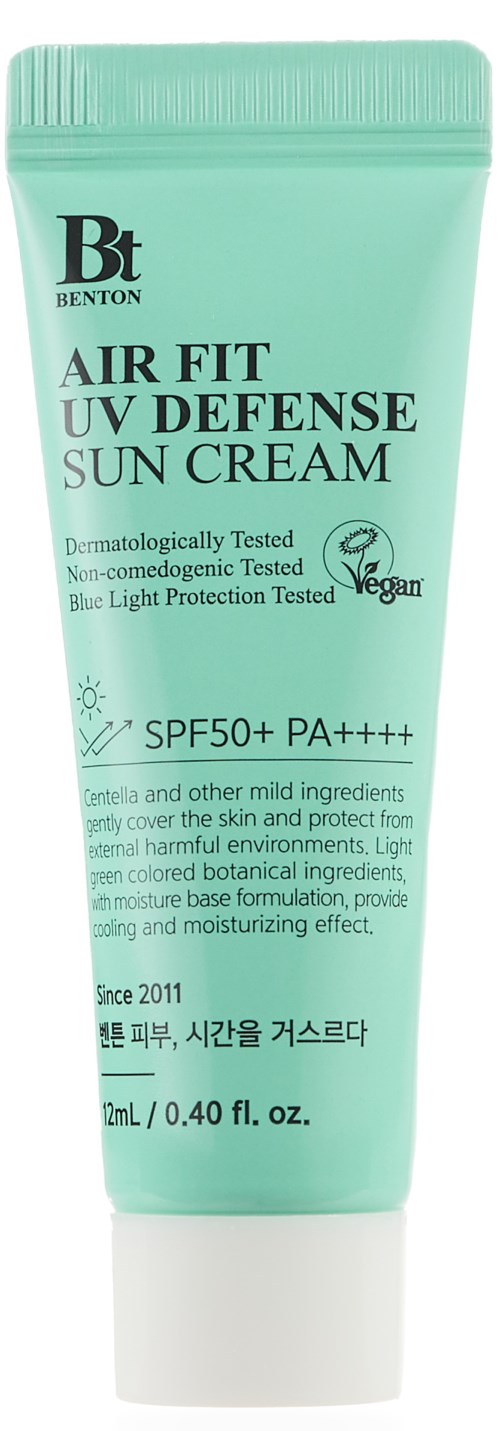 Benton Air Fit UV Defense Sun Cream Travel Size SPF50+ PA++++ 12 ml
