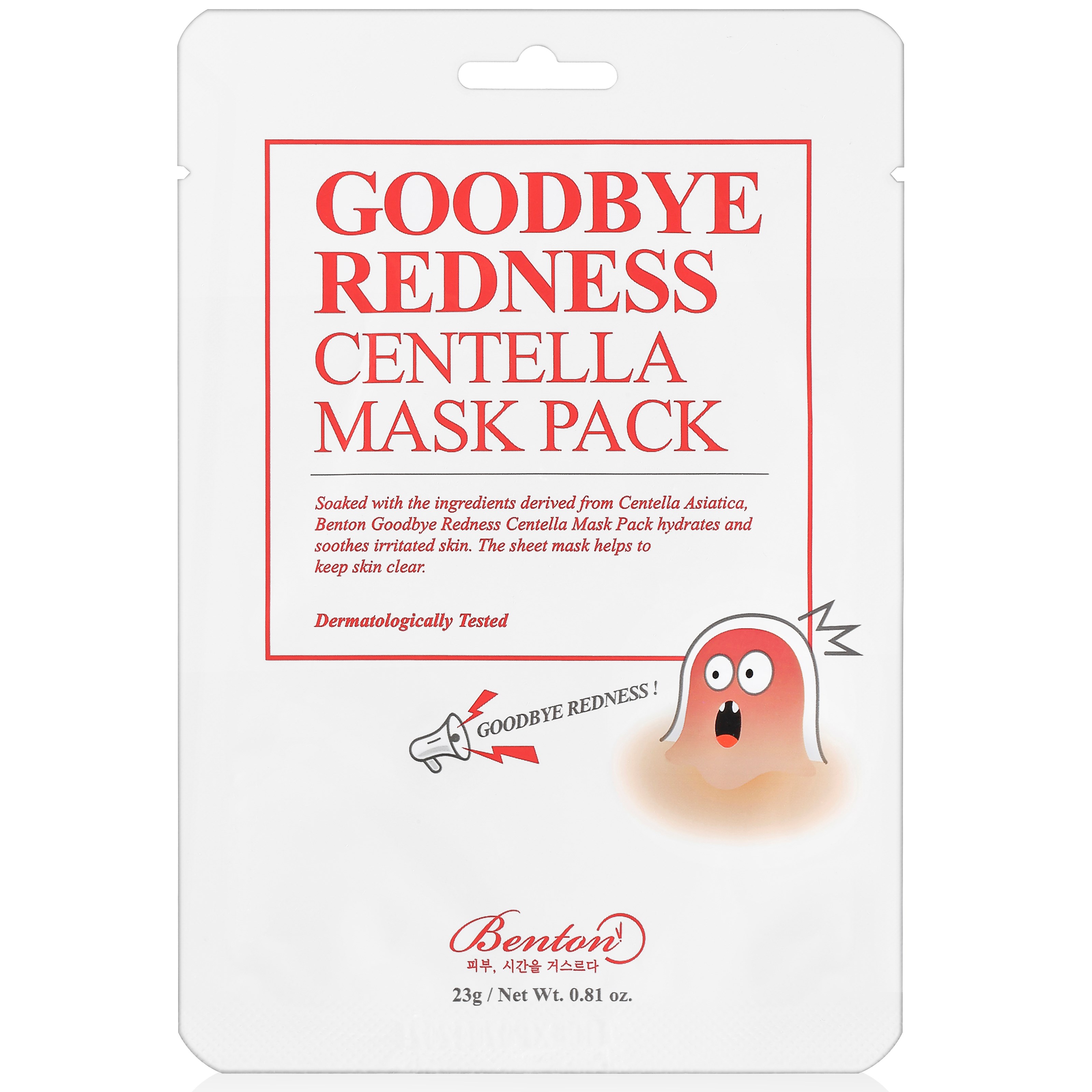 Läs mer om Benton Goodbye Redness Redness Centella Mask