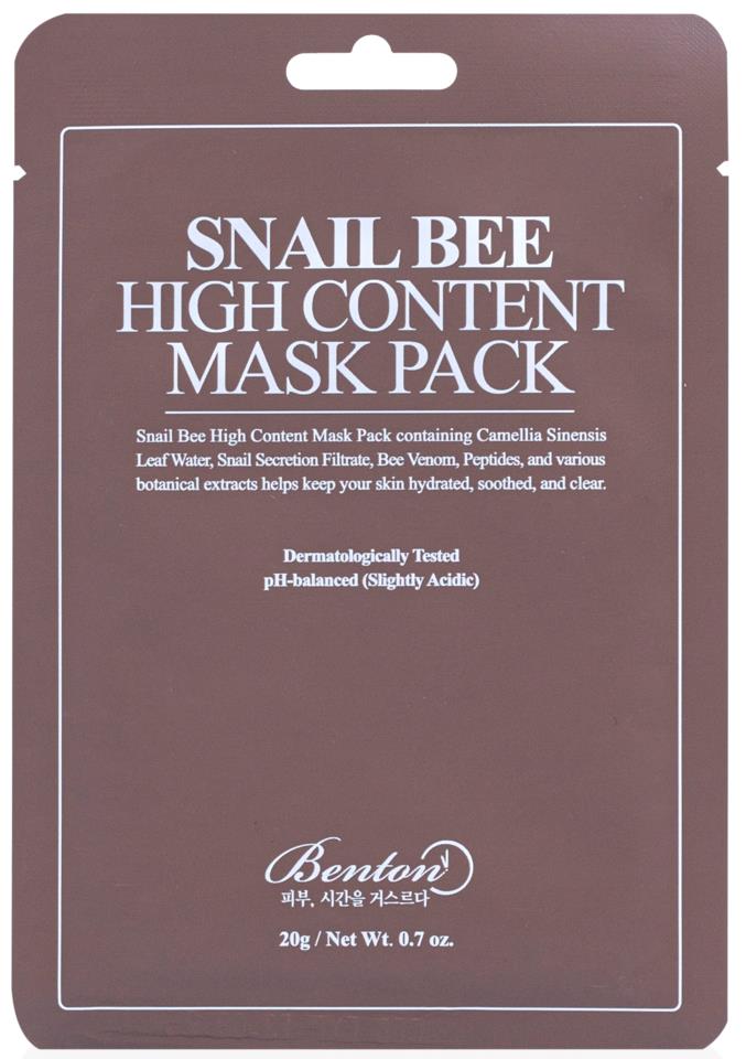 Benton Snail Bee High Content Mask Pack 20g