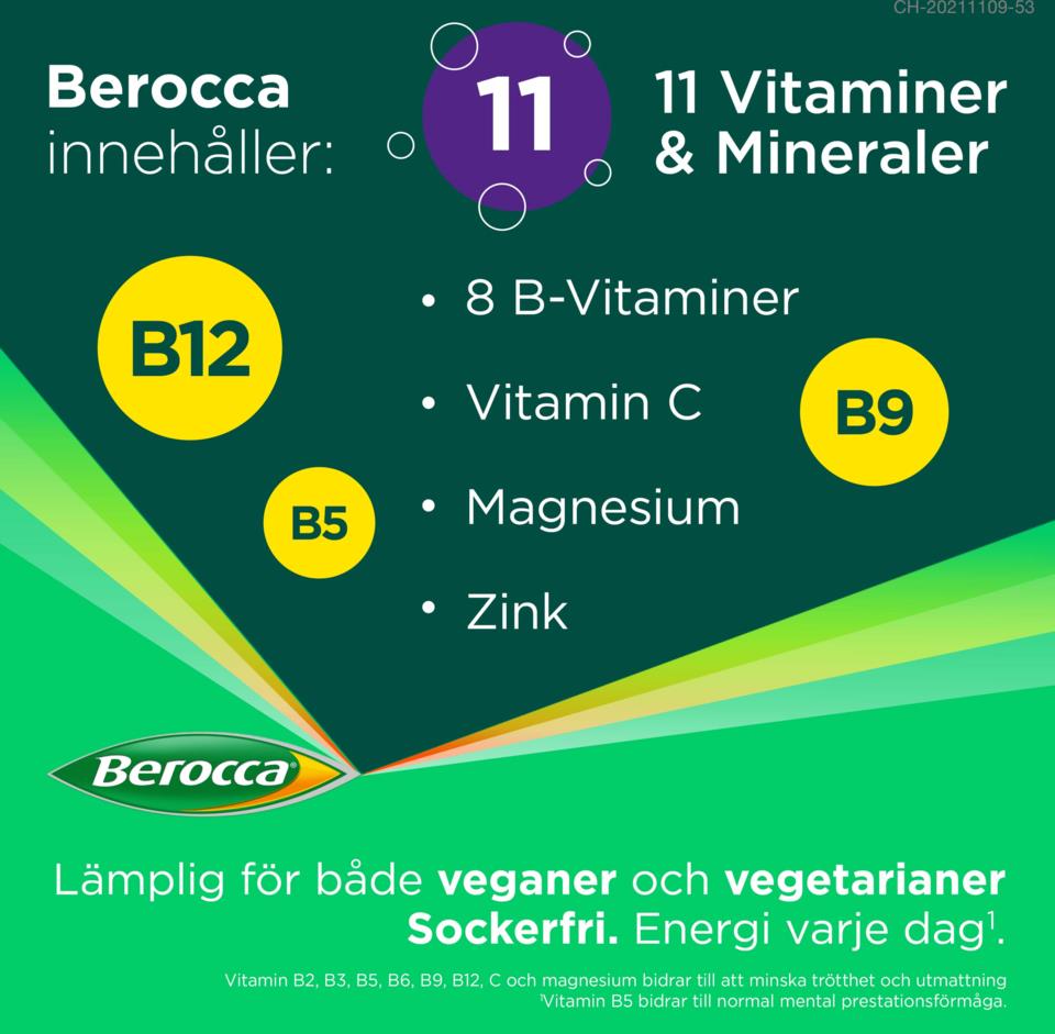 Berocca Energy Cassis & Berries 45 pcs