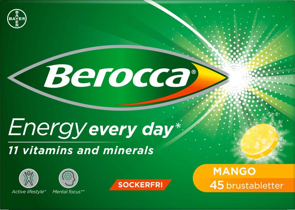 Berocca Energy Mango 45 pcs