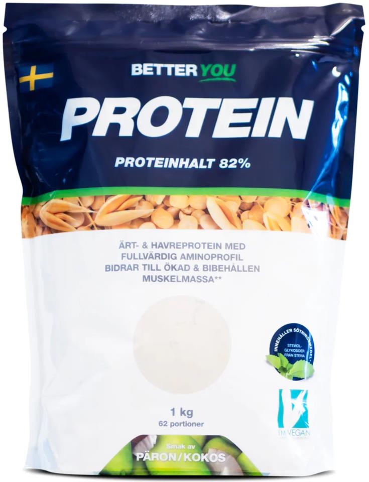 Better You Ärt och havreprotein 1 kg Päron/Kokos