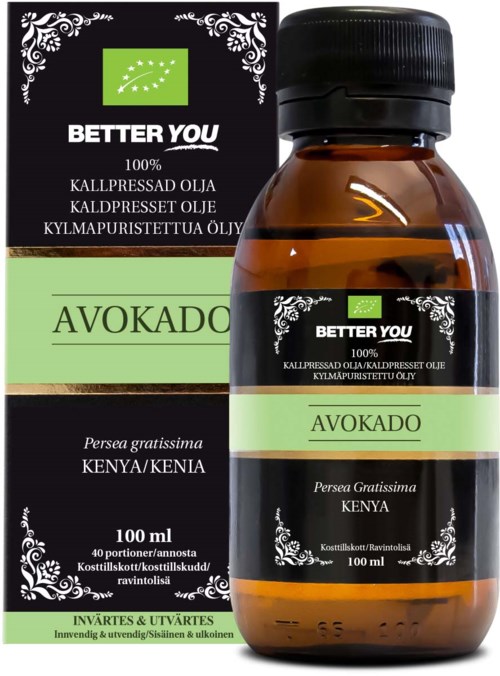 Better You Avokadoolja EKO Kallpressad 100 ml