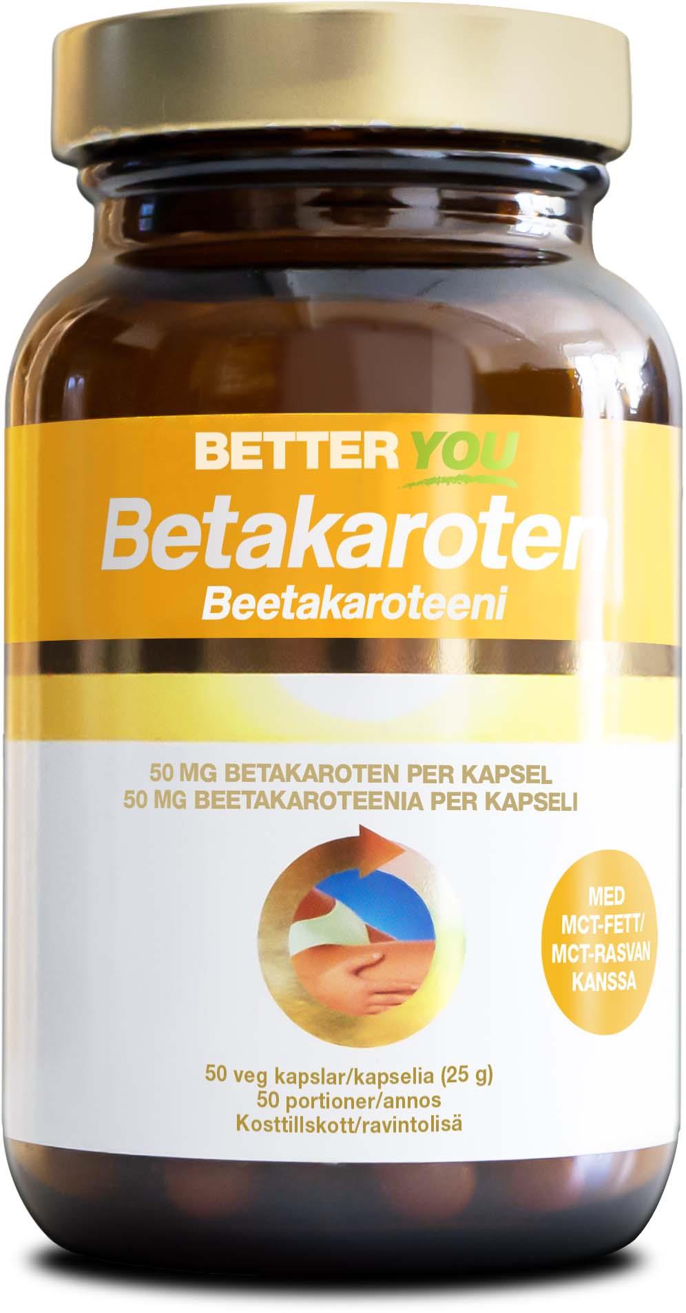 Better You Betakaroten 50mg 50 st