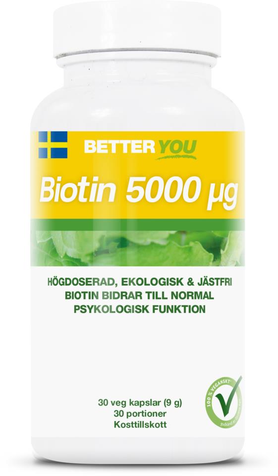 Better You Biotin 5000 - 30 kaps
