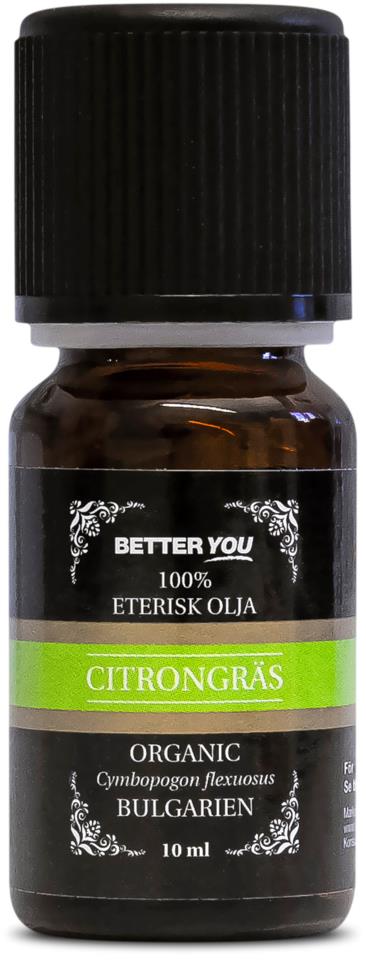 Better You Citrongræsolie EKO Æterisk - 10 ml