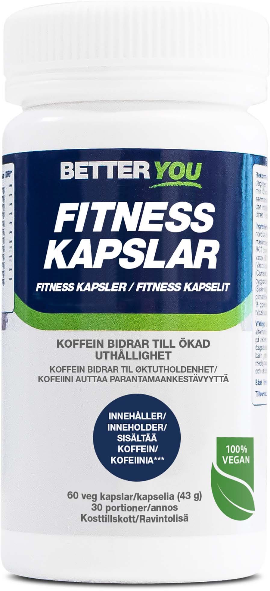 Better You Fitness Kapslar med koffein 60 st