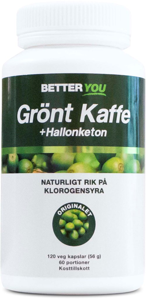 Groene koffie capsules met honingmeloensmaak, gemaakt van natuurlijke ingrediënten, gezond, 120 capsules per fles.