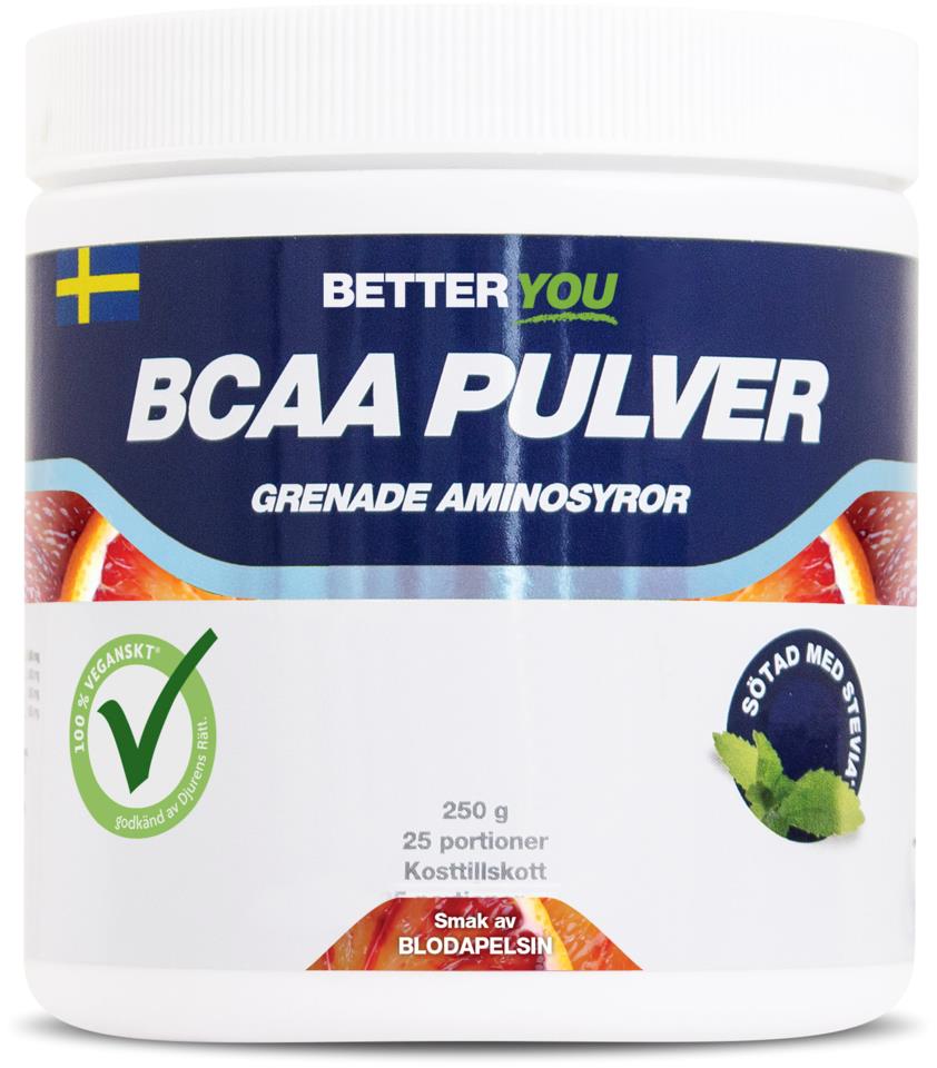 Better You Naturligt BCAA Pulver 250 g - Blodappelsin