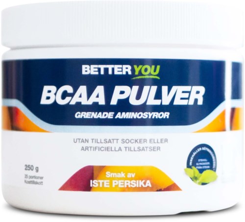 Better You Naturligt BCAA Pulver Iste persika 250 g