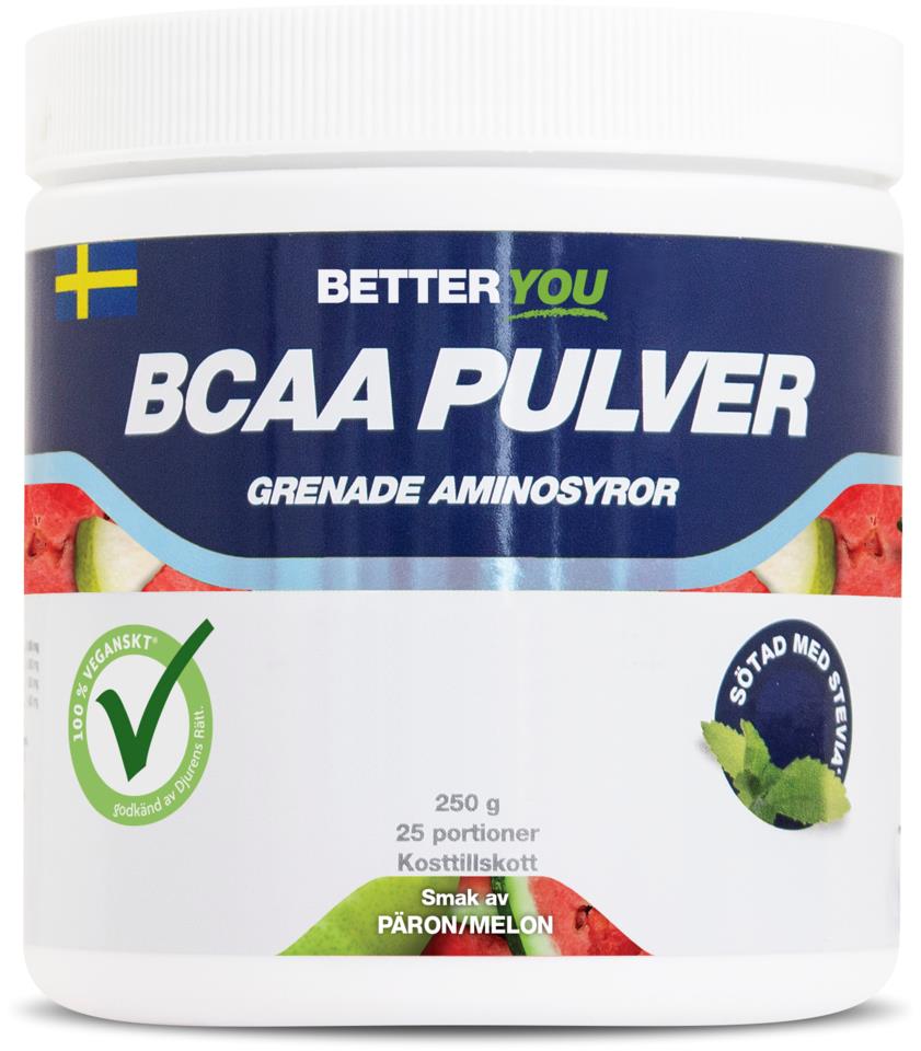 Better You Naturligt BCAA w proszku - gruszka/melon - 250 g