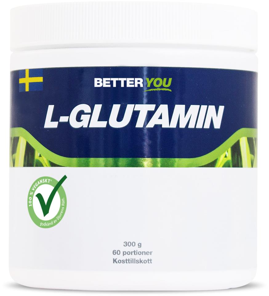 Better You Naturligt L-Glutamin 300 g - Naturell