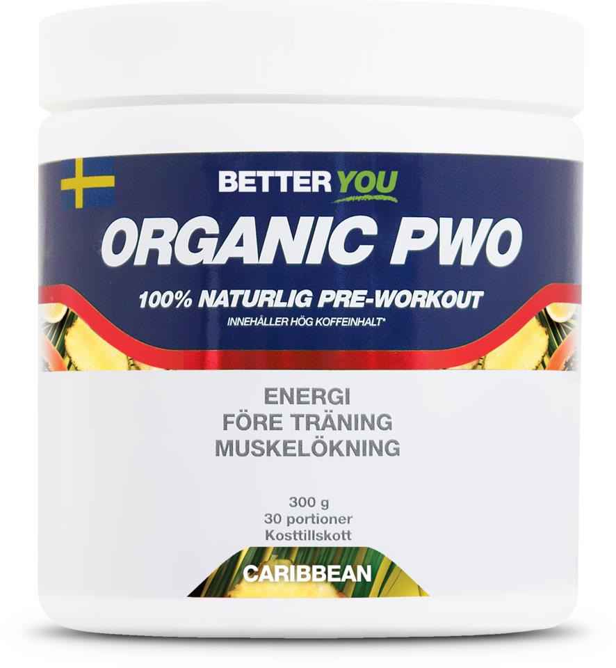 Better You Organic PWO 300 g - Tropikalny
