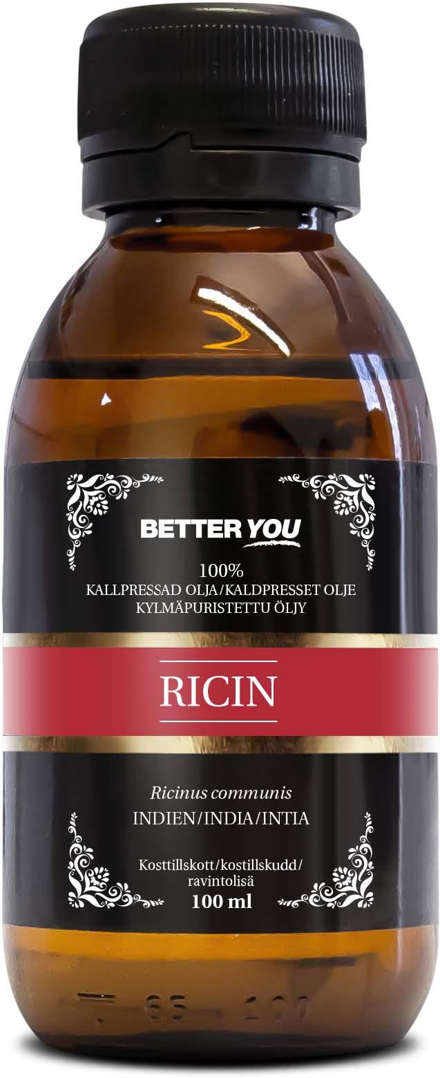 Better You EKO Kallpressad Ricinolja 100 ml
