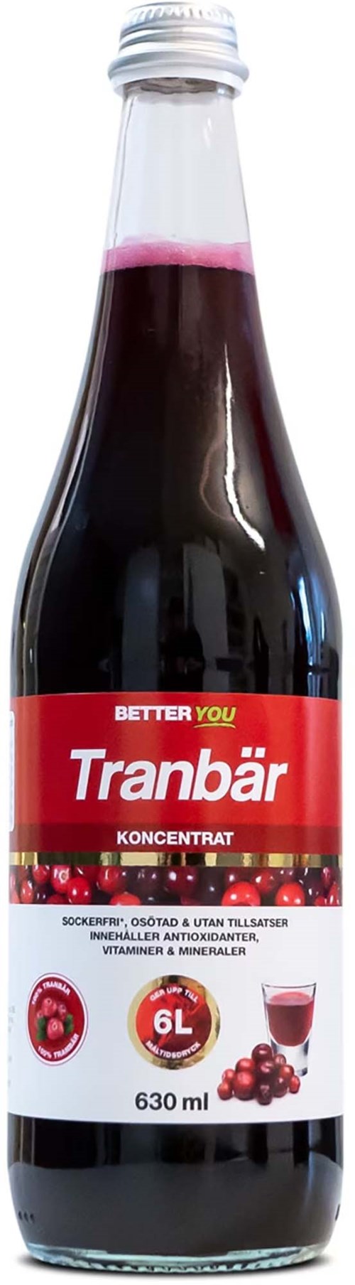 Better You Tranbärskoncentrat  630 ml