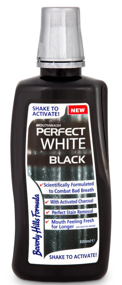 Beverly Hills Formula Perfect White Black Mouthwash 500ml