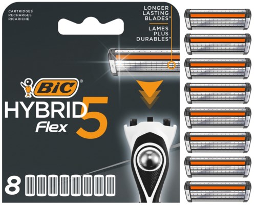 BIC Hybrid 5 Flex Refill 8 st