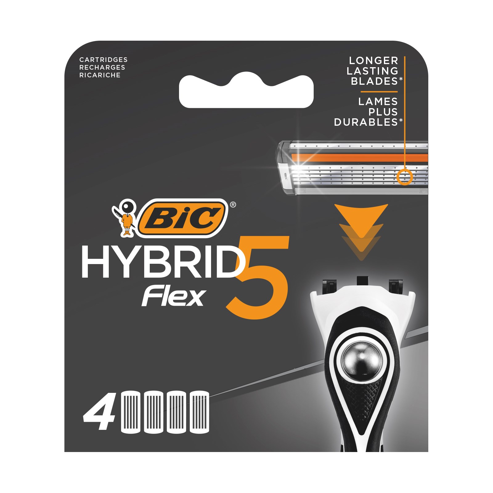 Läs mer om BIC Hybrid 5 Flex Refills