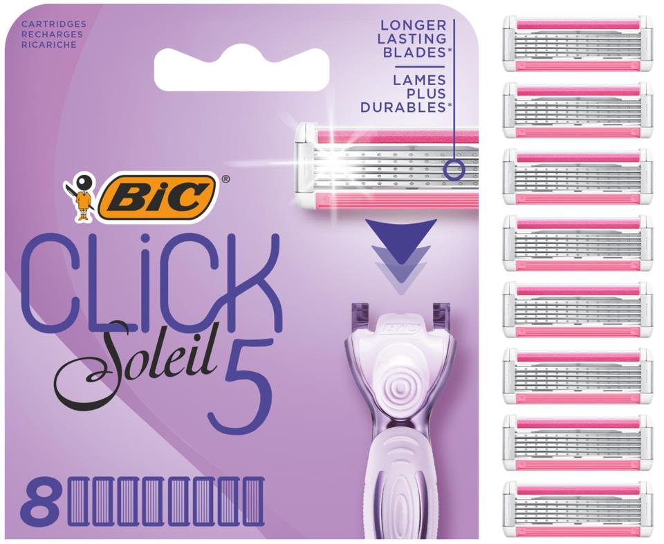 BIC Soleil Click 5 Refill 8-pack