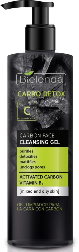 Bielenda CARBO DETOX Carbon face cleansing gel for mixed and
