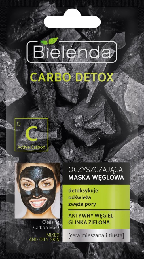Bielenda Professional SUPREMELAB  CARBO DETOX Cleansing carbon mask for mixed and oily skin  8 g