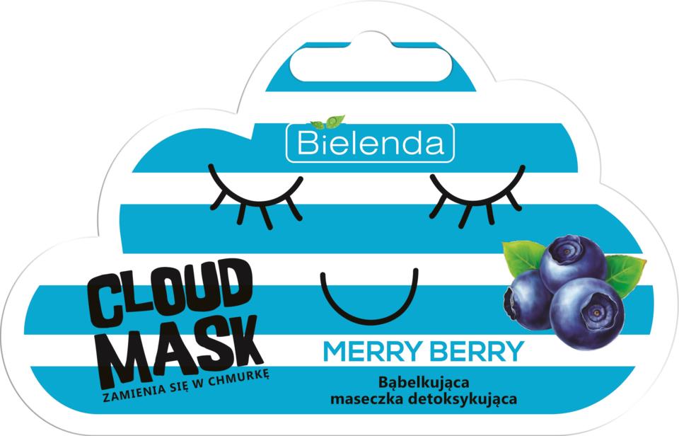 Bielenda CLOUD MASK detoxifying bubble mask Merry Berry 6g