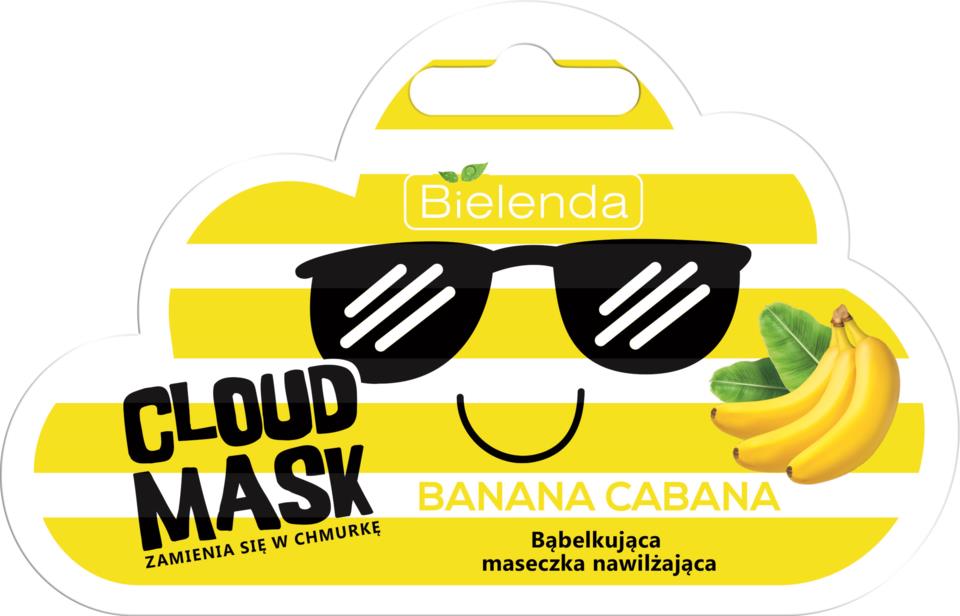 Bielenda CLOUD MASK moisturizing bubble mask Banana Cabana 6