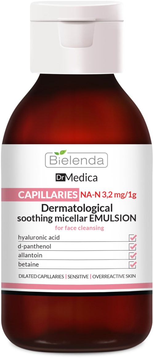 Bielenda Professional SUPREMELAB  DR MEDICA CAPILLARY SKIN Dermatologic anti-redness face cleanser  250 ml