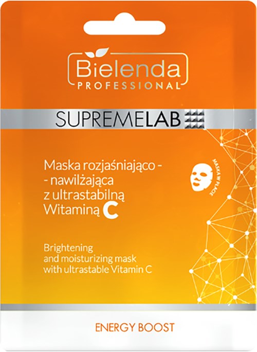 Bielenda Professional SUPREMELAB ENERGY BOOST Brightening & Nourishing Face Mask Ultra-Stable Vitamin C 70 ml