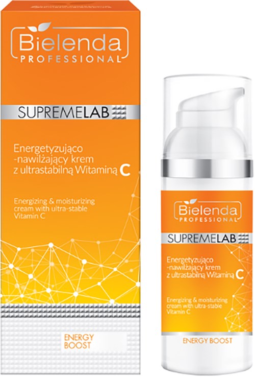 Bielenda Professional SUPREMELAB ENERGY BOOST Energizing & Moisturizing Cream Ultra-Stable Vitamin C 50 ml
