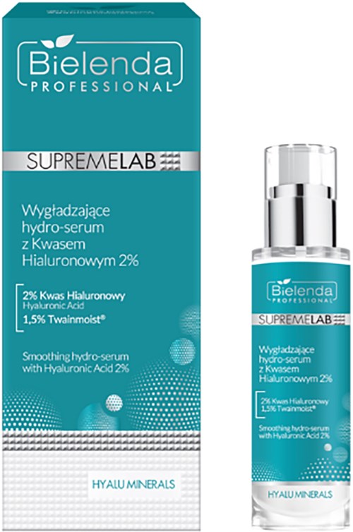 Bielenda Professional SUPREMELAB Hyalu Minerals Smoothing Hydro-Serum Hyaluronic Acid 2% 30 ml