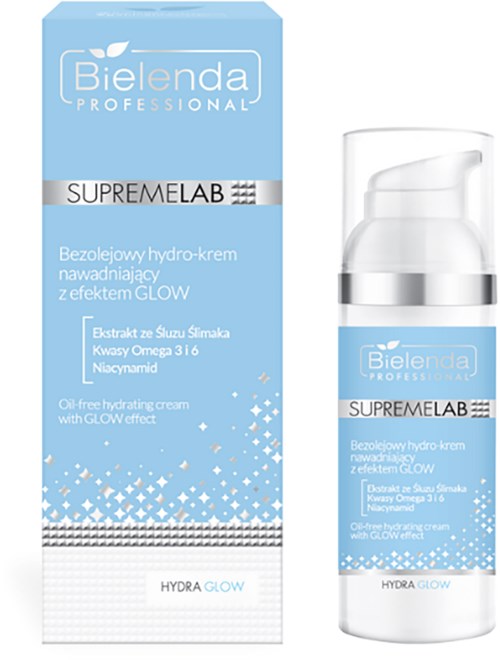 Bielenda Professional SUPREMELAB HYDRA GLOW Oil-Free Soothing And Regenerating Cream 50 ml