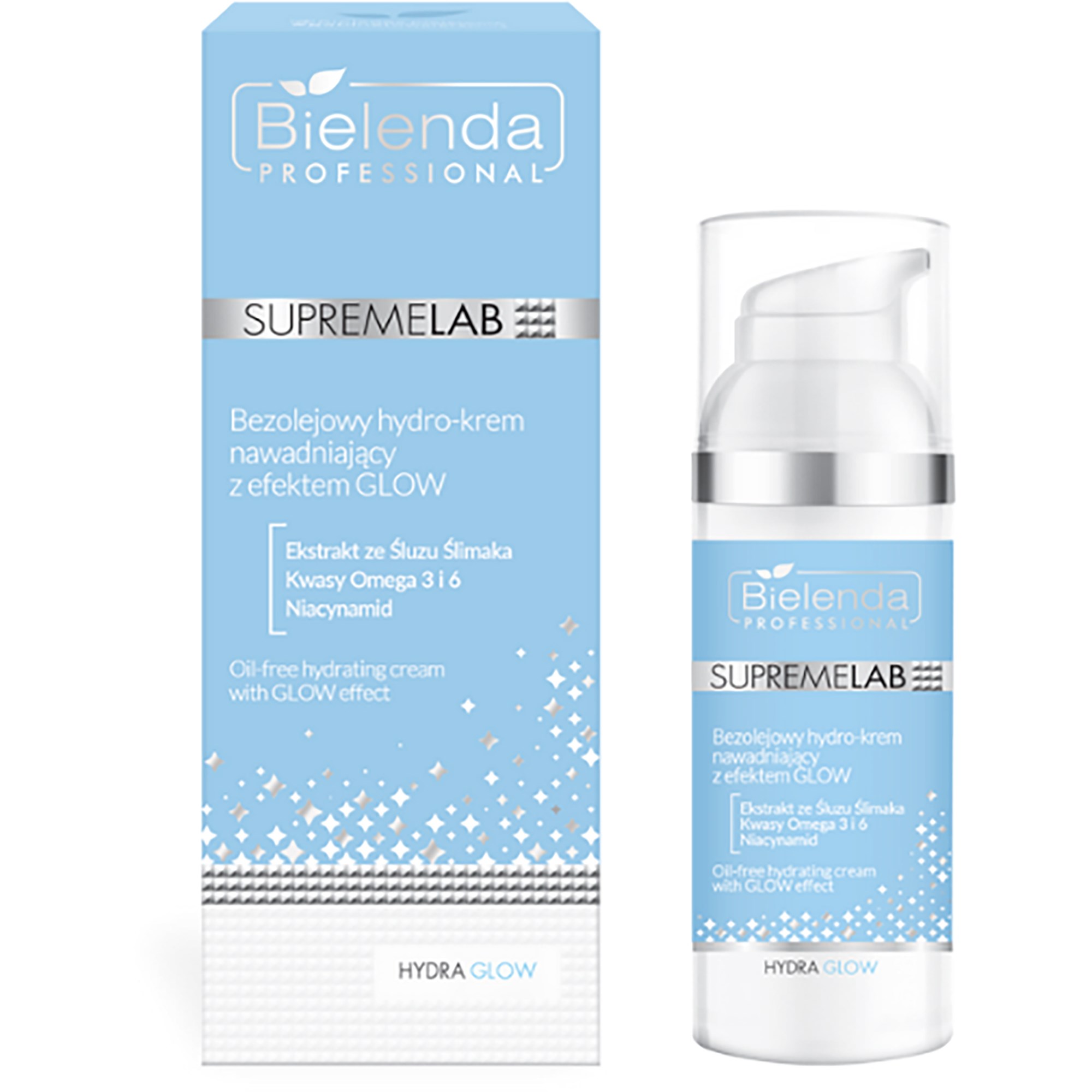 Bielenda Professional SUPREMELAB HYDRA GLOW Oil-Free Soothing And
