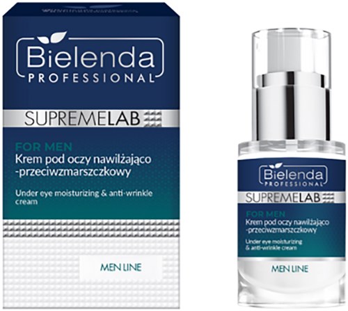 Bielenda Professional SUPREMELAB MEN LINE Under Eye Moisturizing & Anti-Wrinkle Cream 15 ml