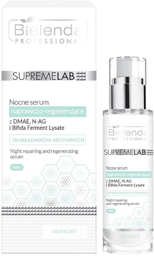Bielenda Professional SUPREMELAB MIDNIGHT Night Repairing And Regenerating Serum 30 ml