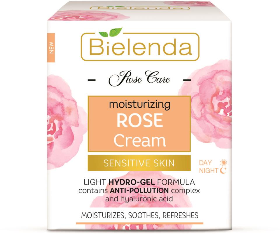 Bielenda ROSE CARE rose face cream moisturizing and soothing