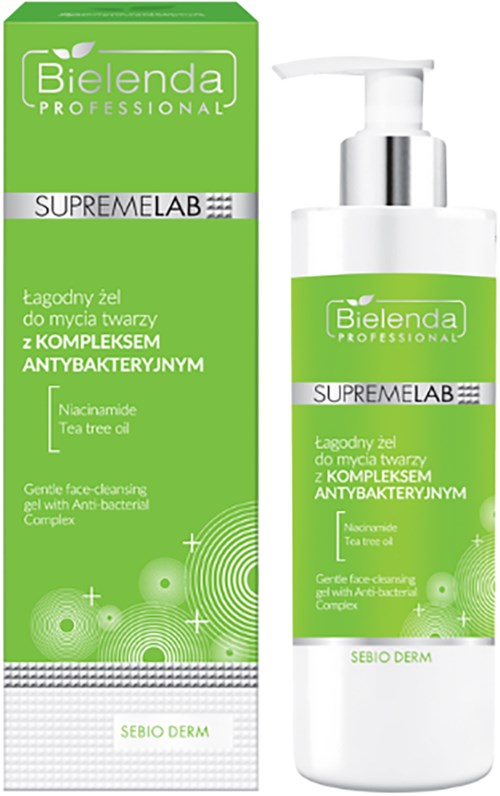 Bielenda Professional SUPREMELAB SEBIO DERM Gentle Cleansing Gel Anti-Bacterial Complex 190 g