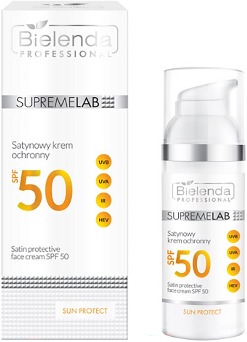 Bielenda Professional SUPREMELAB SUN PROTECT Satin Protective Face Cream SPF 50 50 ml