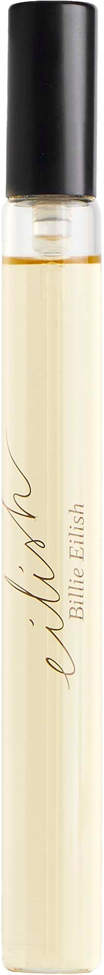 En klar rör med svart lock, innehållande ljusfärgad vätska, märkt Elite Elixir.