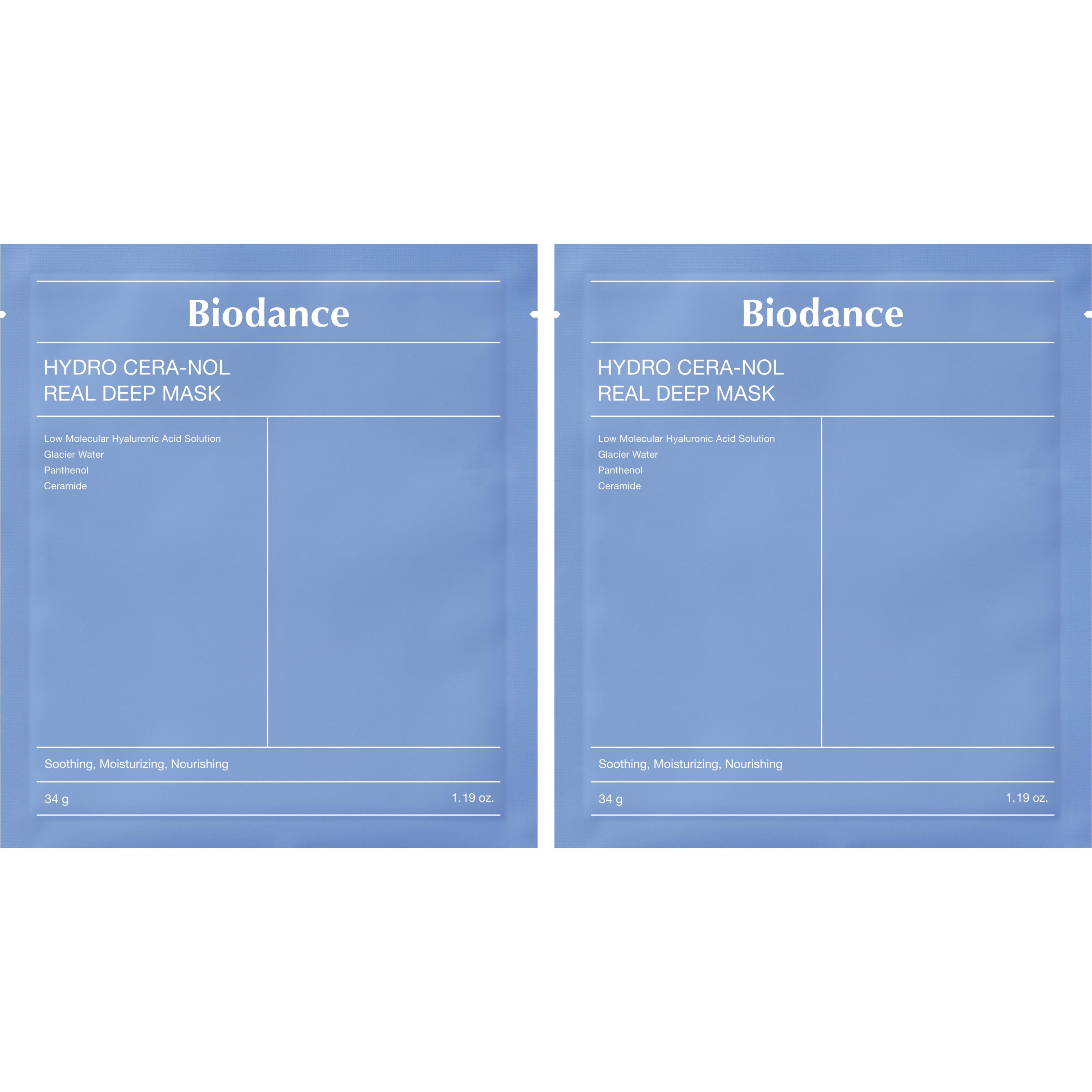 Biodance Hydro Cera-nol Real Deep Mask 34 g x 2