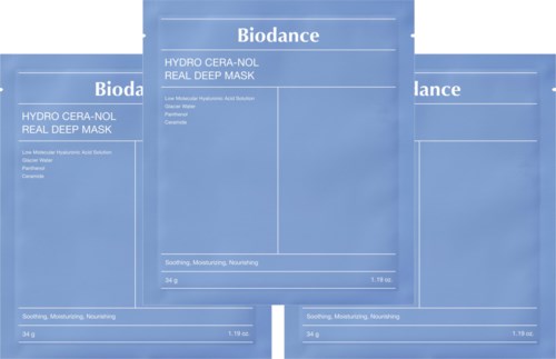 Biodance Hydro Cera-nol Real Deep Mask 34 g x 3