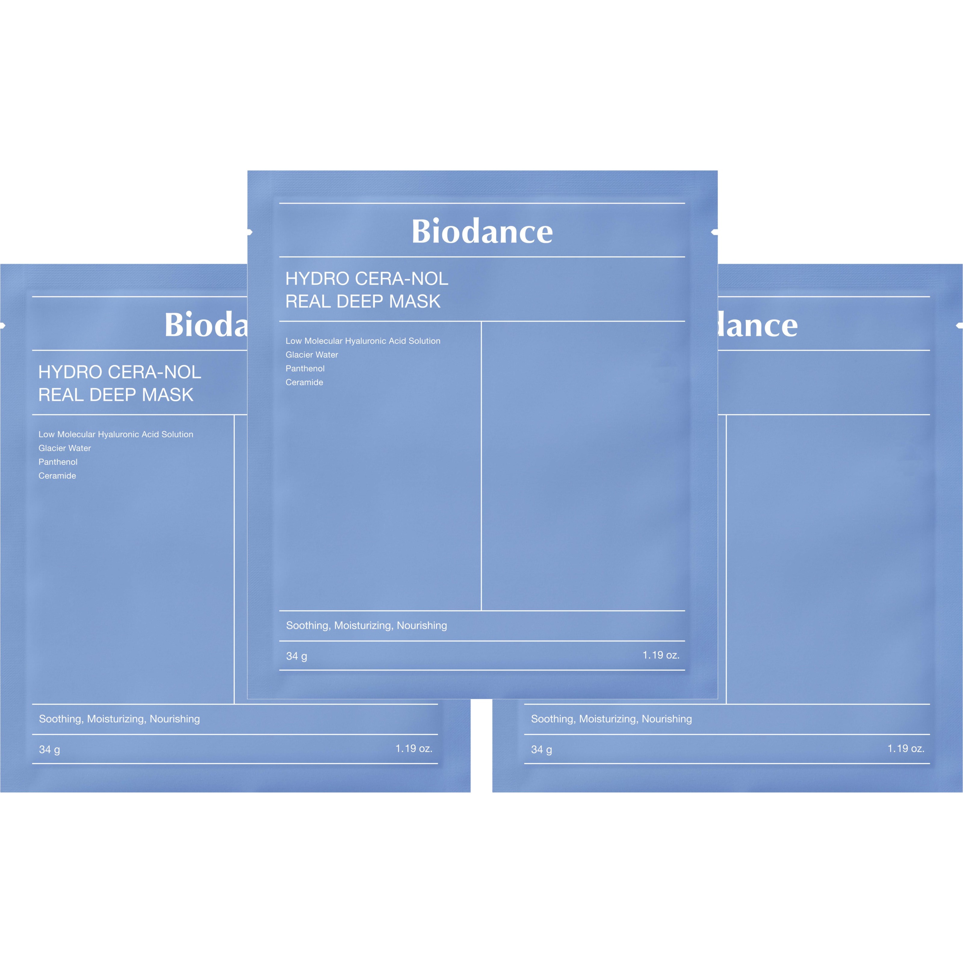 Biodance Hydro Cera-nol Real Deep Mask 34 g x 3